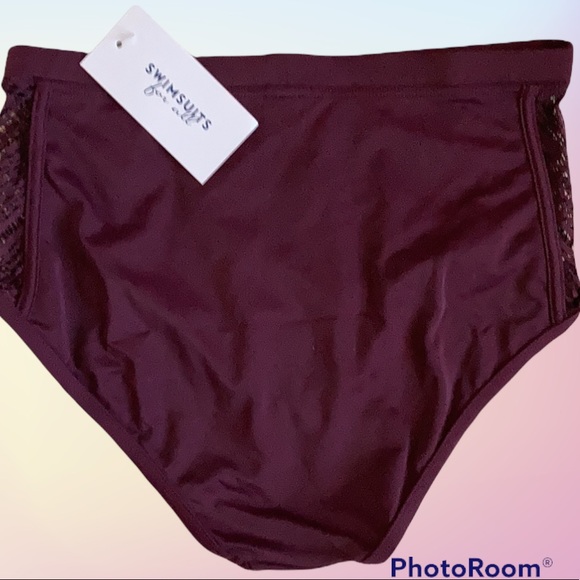 Swimsuits for All Charlatan Crochet String Bikini Top & High Waist Bottom Size 8 - Picture 8 of 14